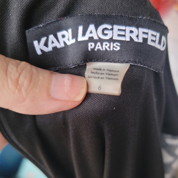 Vintage Karl Lagerfeld Sz 6 Dress - Picture 3 of 3